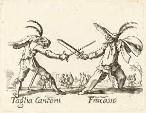 Callot Jacques Collection: Taglia Cantoni and Fracasso. Creator: Unknown