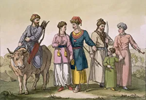 Intimacy Prints: Taguri Tatars of the Crimea, c1820s-30s. Creator: D. K. Bonatti (fl. 1720-80)