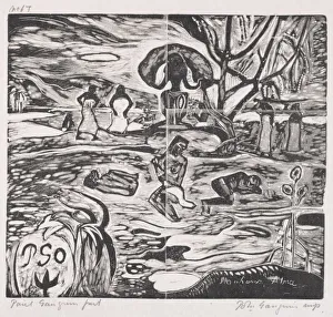 Paul Gauguin French Prints: Tahitian Series: Offerings to a God. Creator: Paul Gauguin (French, 1848-1903)