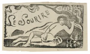Tahitian Woman, headpiece for Le sourire, 1899 / 1900. Creator: Paul Gauguin