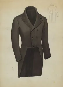 Tailcoat Prints: Tail Coat, c. 1937. Creator: Virginia Berge