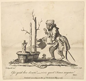 Tailpiece to the Catalogue of Pictures Exhibited in Spring Garden, May 7, 1761
