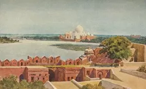 Ah Hallam Murray Gallery: The Taj from the Fort, Agra, c1880 (1905). Artist: Alexander Henry Hallam Murray