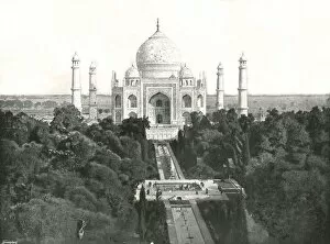 Minarets Gallery: The Taj Mahal, Agra, India, 1895. Creator: Unknown