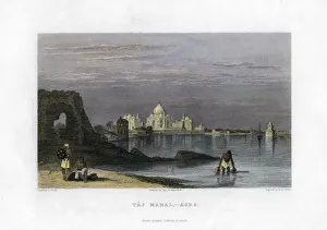 Khurram Prints: Taj Mahal, Agra, India, 19th century. Artist: Robert Wallis