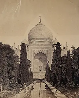 Khurram Prints: The Taj Mahal, Agra, India, c1858. Creator: Felice Beato
