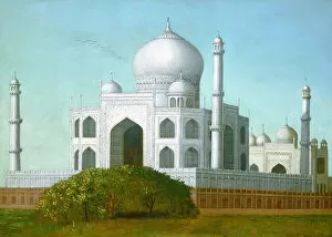 Agra India Collection: The Taj Mahal, c. 1860 / 1880. Creator: Erastus Salisbury Field