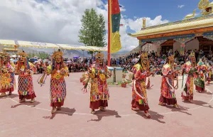 Ladakh Asia Prints: Tak Tok Festival, Tak Tok Gompa, Ladakh, India, 2023. Creator: Peter Thompson