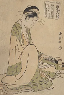 Takao Sange no Den, ca. 1798. Creator: Eishosai Choki
