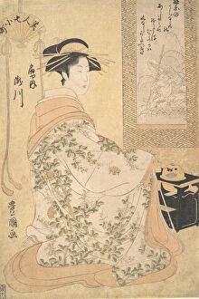 Sex Worker Gallery: Takigawa of the Ogiya Pleasure House, early 19th century. Creator: Utagawa Toyokuni I