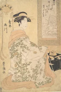 Takigawa of the Ogiya Pleasure House, early 19th century. Creator: Utagawa Toyokuni I Takigawa of the Ogiya Pleasure House, early 19th century. Creator: Utagawa Toyokuni I