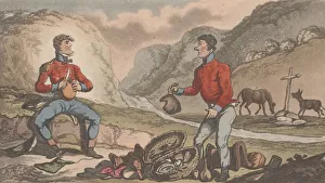 Taking his Breakfast, from The Military Adventures of Johnny Newcome, 1815