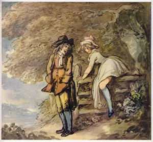 Boston Public Library Gallery: Taking a Mean Advantage, c1780-1825. Creator: Thomas Rowlandson