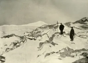 Shackleton Prints: Taking Possession of Cape Bernacchi, Victoria Land, c1908, (1909)