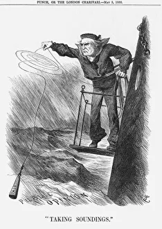 Opposition Prints: Taking Soundings, 1888. Artist: Joseph Swain