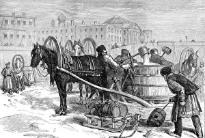 Water Supply Prints: Taking water from the Neva at St
