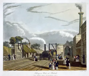 Henry Pyall Prints: Taking in Water at Parkside, Liverpool and Manchester Railway, 1833