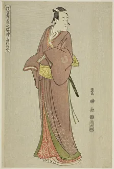 Ichikawa Monnosuke Prints: Takinoya: Ichikawa Monnosuke II as Soga no Juro