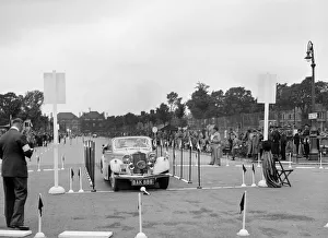 Swac Prints: Talbot 10 drophead coupe of RM Proctor competing in the South Wales Auto Club Welsh Rally