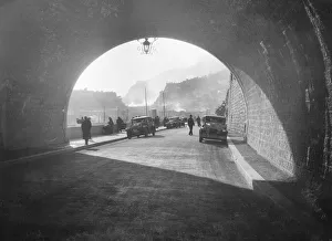 Talbot 14 / 45 of Kitty Brunell and Daimler 4-door saloon, Monte Carlo Rally, 1930