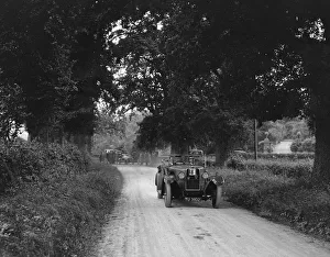 Junior Car Club Prints: Talbot 18 / 55 4-seater tourer competing in the JCC Inter-Centre Rally