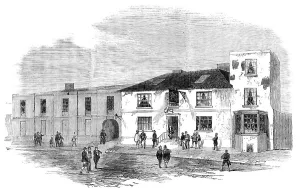 Poisonings Prints: The Talbot Arms Inn, Rugeley, 1856. 1856. Creator: Unknown