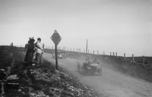 Armand Gallery: Talbot of HG Day and Salmson of Armand Bovier taking part in the Scottish Light Car Trial, 1922