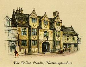 Wd And Ho Prints: The Talbot, Oundle, Northamptonshire, 1936. Creator: Unknown