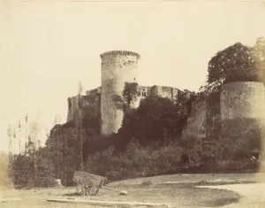 Talbots Tower, Falaise Castle, 1856. Creator: Alfred Capel-Cure Talbots Tower, Falaise Castle, 1856. Creator: Alfred Capel-Cure