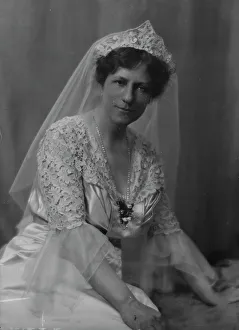 Wedding Day Prints: Talcott, J.F. Mrs. portrait photograph, 1917 May 9. Creator: Arnold Genthe