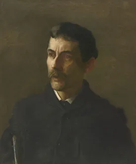 Eakins Thomas Prints: Talcott Williams, c. 1889. Creator: Thomas Eakins