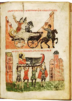 Tale of Saints Boris and Gleb, Second Half of 14th cen Artist: Anonymous