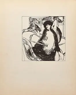 From "Tales at the Dressing Table", c1908-1910. Creator: Bayros, Franz von (1866-1924)