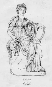 Thalia Gallery: Talia (Thalie), c1850