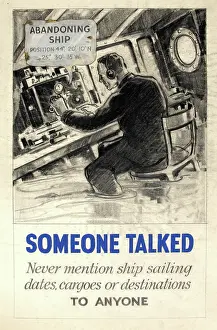 Precaution Prints: Someone talked. Never mention ship sailing dates