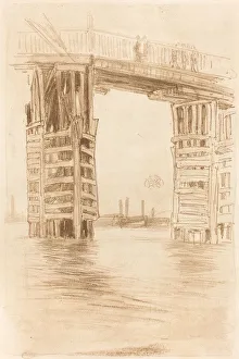 Rosenwald Collection Prints: The Tall Bridge, 1878. Creator: James Abbott McNeill Whistler