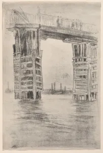 1834 1903 Prints: The Tall Bridge, 1878. Creator: James McNeill Whistler (American, 1834-1903)