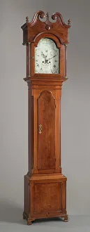 Tall Case Clock, c1792. Creator: Caleb Bentley