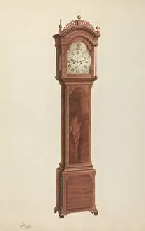 Size Collection: Tall Clock, c. 1938. Creator: Ferdinand Cartier