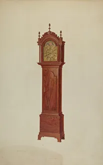 Tall Clock Prints: Tall Clock, c. 1939. Creator: Francis Borelli