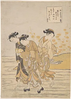 Suzuki 1724 1770 Prints: The Tama River at Ide, Yamashiro Province
