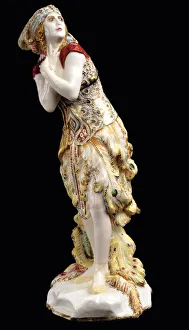 Stravinsky Prints: Tamara Karsavina in the Ballet The Firebird (L Oiseau de feu) by I. Stravinsky, 1920