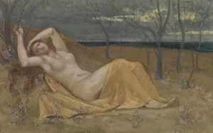 Ariadne Gallery: Tamaris, ca. 1886-87. Creator: Pierre Puvis de Chavannes