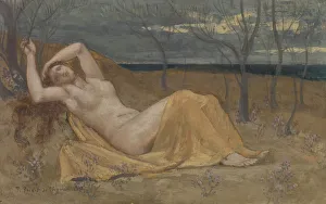 Puvis De Chavannes Pierre Prints: Tamaris, ca. 1886-87. Creator: Pierre Puvis de Chavannes