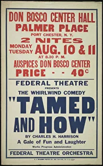 Navy Blue Prints: Tamed and How, Port Chester, NY, [1930s]. Creators: Unknown, Charles H Harrison