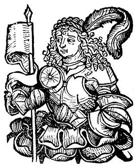 Tamerlane, Turcic conqueror, 1336-1405 (1493). Artist: Hartmannus Schedel Tamerlane, Turcic conqueror, 1336-1405 (1493). Artist: Hartmannus Schedel