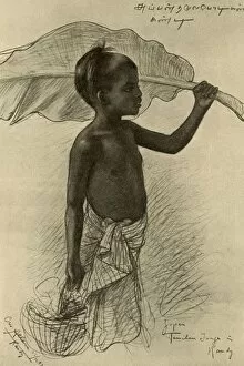 Sri Lanka Gallery: Tamil boy, Kandy, Ceylon, 1898. Creator: Christian Wilhelm Allers