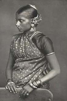 Tamil Prints: Tamulin mit Schmuck, 1926
