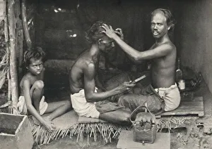 Tamil Prints: Tamulischer Barbier, 1926
