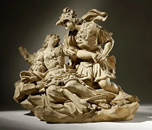 Tancred and Clorinda, c.1750. Creator: Unknown